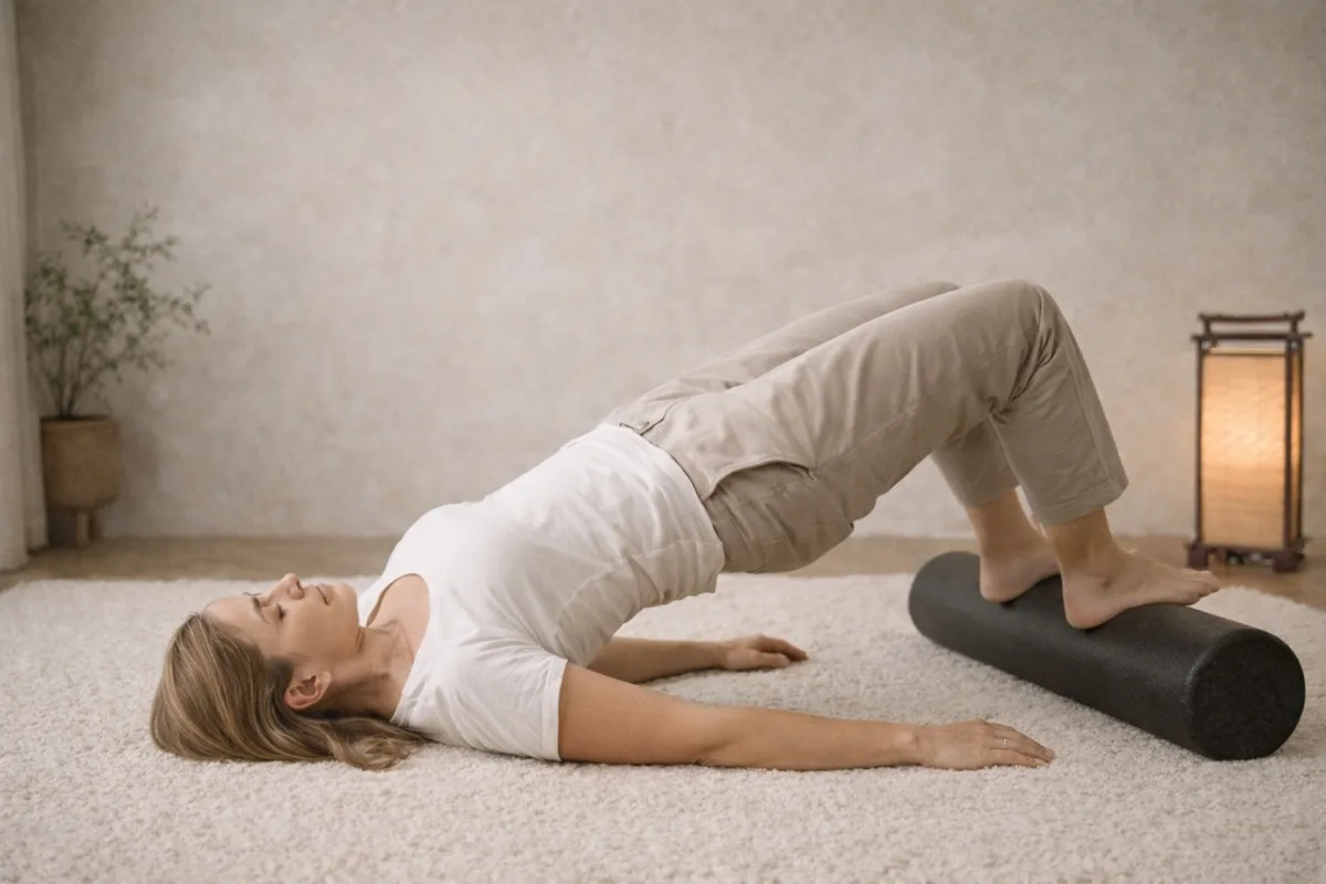 Active bridge exercise for spinal strength